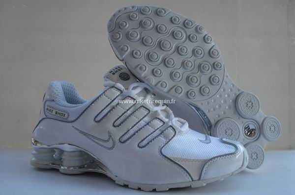 Blanc Et Nike Shox Nz